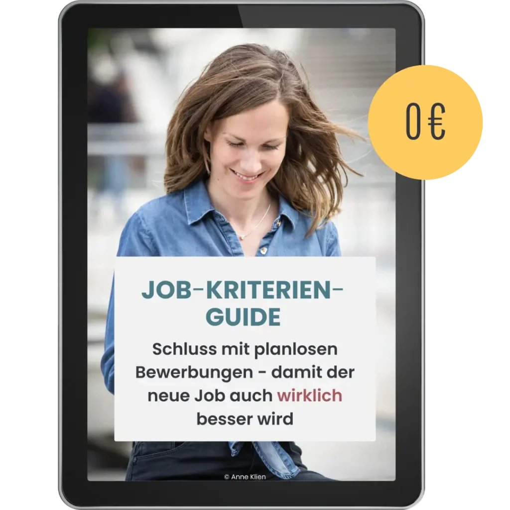 Mockup Job-Kriterien-Guide PDF